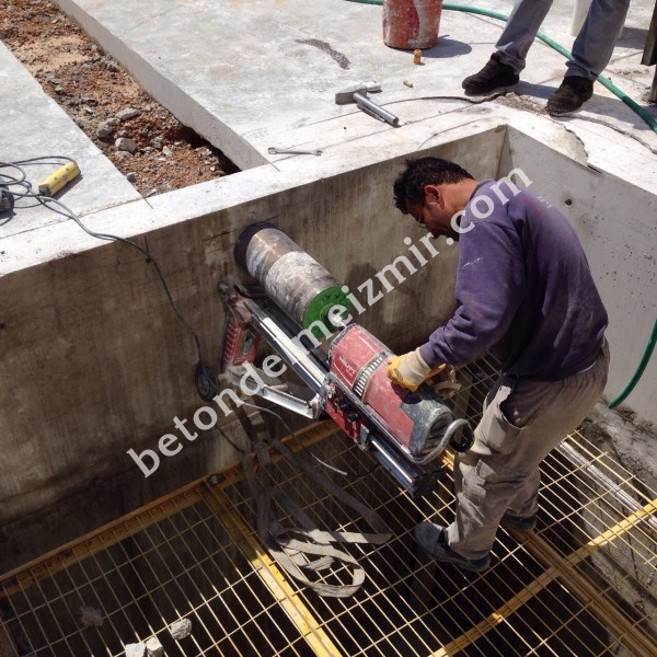 karot ile beton delme