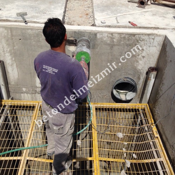 karot ile beton delme